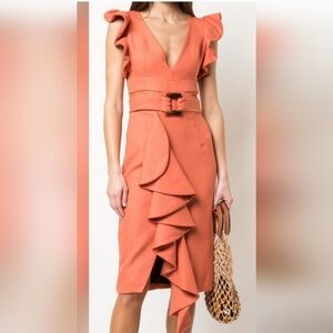 NWT PatBo midi ruffle dress.